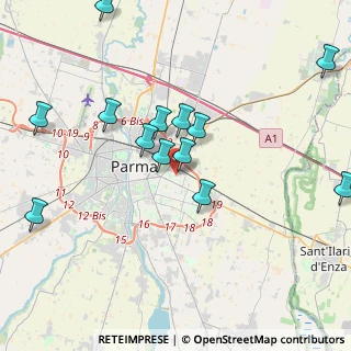 Mappa Via Scarabelli Zunti, 43122 Parma PR, Italia (4.23)
