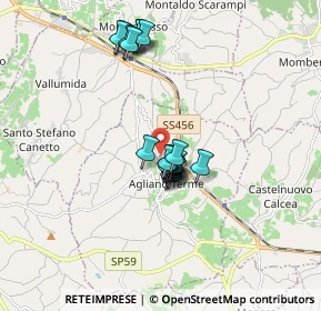 Mappa Strada Asti, 14050 Asti AT (1.3695)