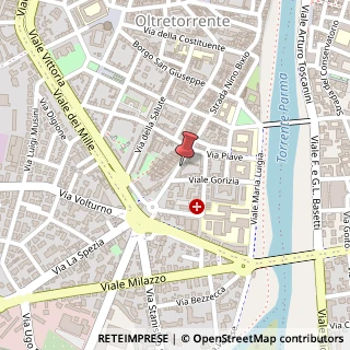 Mappa Strada Nino Bixio, 116, 43125 Parma, Parma (Emilia Romagna)