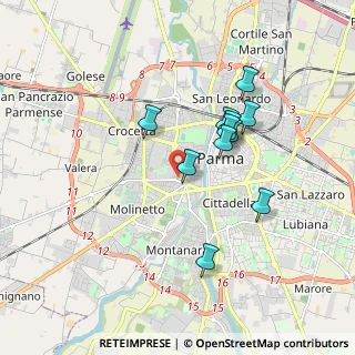 Mappa Via Giuseppe Cesare Abba, 43125 Parma PR, Italia (1.54545)