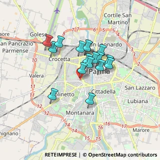 Mappa Via Giuseppe Cesare Abba, 43125 Parma PR, Italia (1.34176)