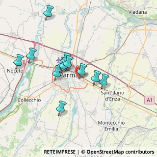 Mappa Via Sofia, 43123 Parma PR, Italia (6.68333)