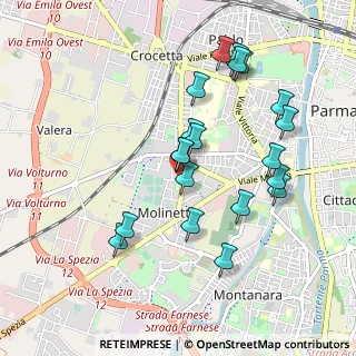 Mappa Via Silvio Pellico, 43125 Parma PR, Italia (0.939)