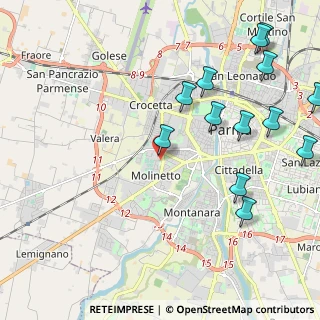Mappa Via Silvio Pellico, 43125 Parma PR, Italia (2.66846)