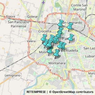 Mappa Via Silvio Pellico, 43125 Parma PR, Italia (0.98667)