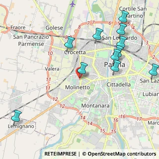 Mappa Via Silvio Pellico, 43125 Parma PR, Italia (2.50455)
