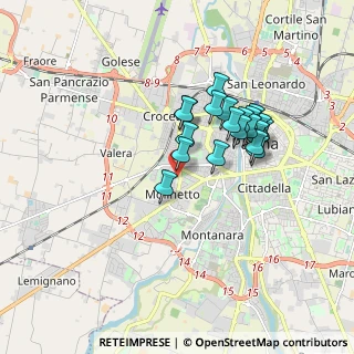 Mappa Via Silvio Pellico, 43125 Parma PR, Italia (1.473)