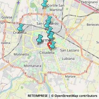 Mappa Via Paolo Racagni, 43123 Parma PR, Italia (1.82727)