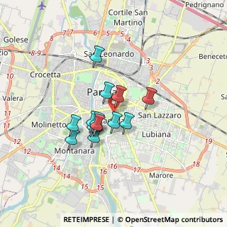 Mappa Via Paolo Racagni, 43123 Parma PR, Italia (1.23385)