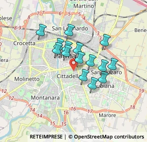 Mappa Via Paolo Racagni, 43123 Parma PR, Italia (1.288)