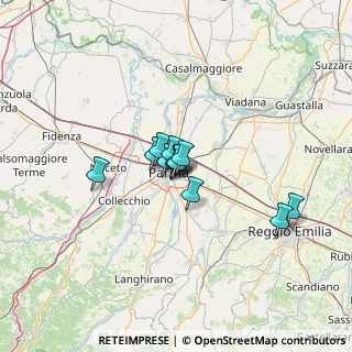 Mappa Via Dante Gibertini, 43123 Parma PR, Italia (7.48417)