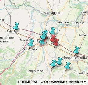 Mappa Via Dante Gibertini, 43123 Parma PR, Italia (11.76923)