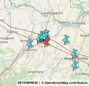 Mappa Via Dante Gibertini, 43123 Parma PR, Italia (8.19417)