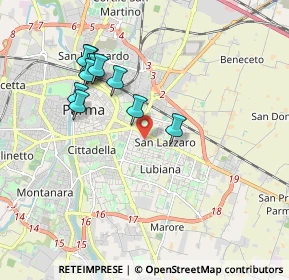 Mappa Via Dante Gibertini, 43123 Parma PR, Italia (1.82273)