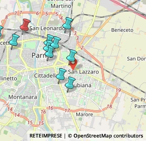 Mappa Via Dante Gibertini, 43123 Parma PR, Italia (2.02818)