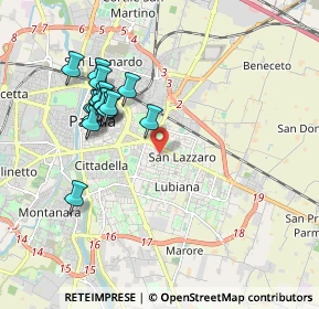 Mappa Via Dante Gibertini, 43123 Parma PR, Italia (1.80765)