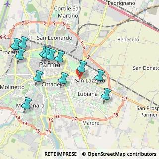 Mappa Via Benvenuto Cellini, 43123 Parma PR, Italia (2.21538)
