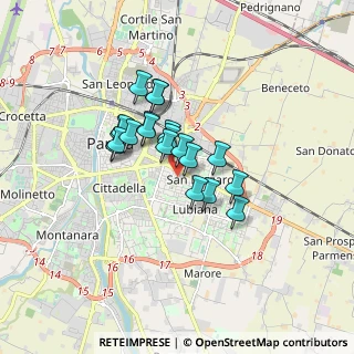 Mappa Via Benvenuto Cellini, 43123 Parma PR, Italia (1.189)