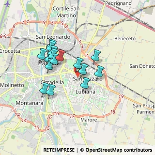Mappa Via Dante Gibertini, 43123 Parma PR, Italia (1.52)