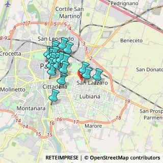Mappa Via Benvenuto Cellini, 43123 Parma PR, Italia (1.498)