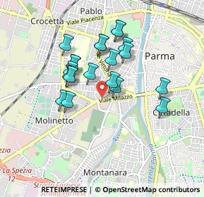 Mappa SR62, 43125 Parma PR, Italia (0.7695)