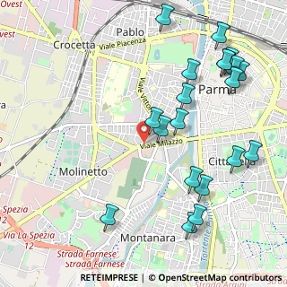 Mappa SR62, 43125 Parma PR, Italia (1.2675)