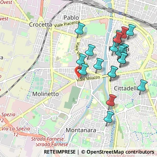Mappa Strada Statale 62 della Cisa, 43125 Parma PR, Italia (1.094)