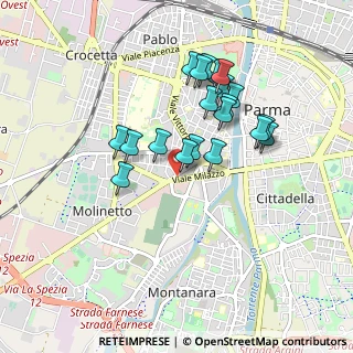 Mappa SR62, 43125 Parma PR, Italia (0.8045)
