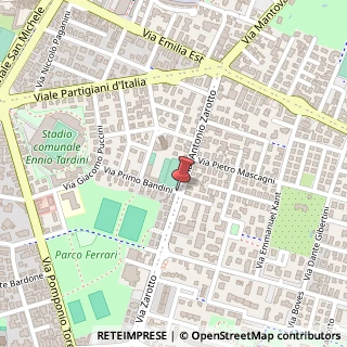 Mappa Via Primo Bandini, 6, 43123 Parma, Parma (Emilia Romagna)