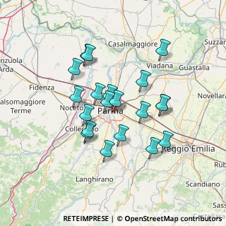 Mappa Via Giacomo Puccini, 43123 Parma PR, Italia (12.107)