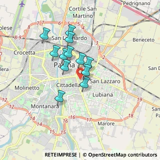 Mappa Via Giacomo Puccini, 43123 Parma PR, Italia (1.34917)