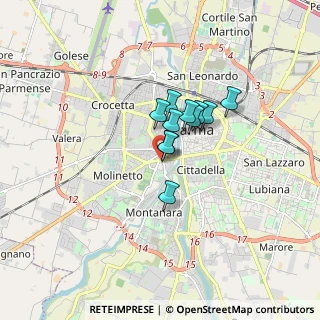 Mappa Viale Milazzo, 43125 Parma PR, Italia (0.97727)