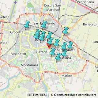 Mappa Via Torelli, 43123 Parma PR, Italia (1.25867)