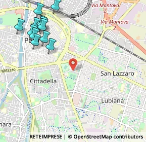 Mappa Via Primo Bandini, 43123 Parma PR, Italia (1.36583)