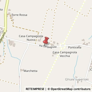 Mappa Via Campagnola, 5, 43015 Noceto, Parma (Emilia Romagna)