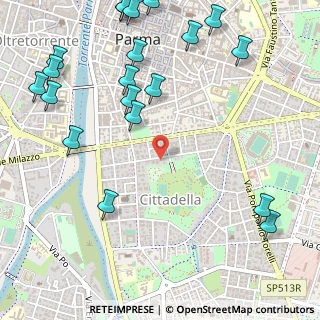 Mappa Viale delle Rimembranze, 43123 Parma PR, Italia (0.7485)