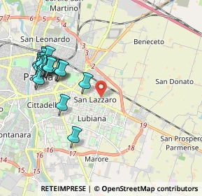 Mappa Via Quarta, 43123 Parma PR, Italia (2.264)