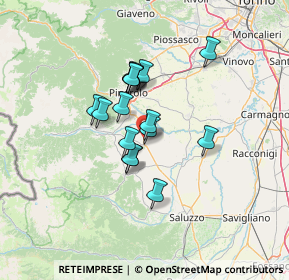 Mappa Via A. Toscanini, 10061 Cavour TO, Italia (9.70813)