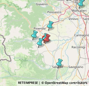 Mappa Via A. Toscanini, 10061 Cavour TO, Italia (23.9825)