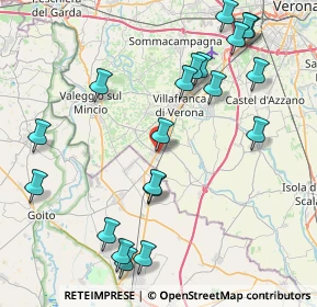 Mappa Via Europa, 37060 Mozzecane VR, Italia (9.5645)