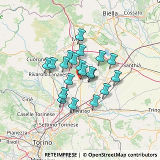 Mappa Piazza Ubertini, 10014 Caluso TO, Italia (9.975)
