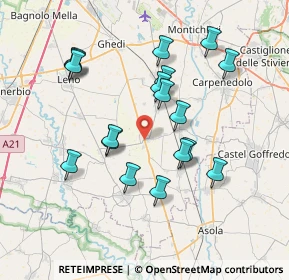 Mappa Via XX Settembre, 25010 Isorella BS, Italia (7.04889)