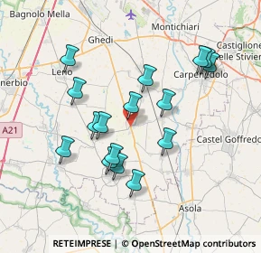 Mappa Via XX Settembre, 25010 Isorella BS, Italia (6.80063)