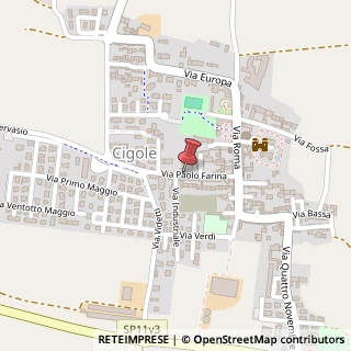 Mappa Via Paolo Farina, 30, 25020 Cigole, Brescia (Lombardia)