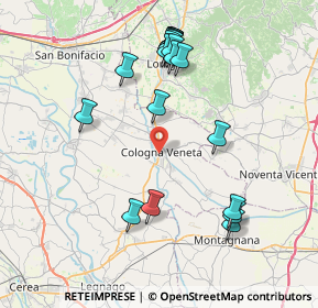 Mappa Via Rinascimento, 37044 Cologna veneta VR, Italia (8.225)