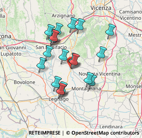 Mappa Via Rinascimento, 37044 Cologna veneta VR, Italia (12.178)