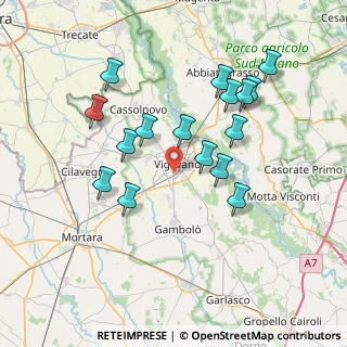 Mappa Via Fratelli Cagnoni, 27029 Vigevano PV, Italia (7.11375)