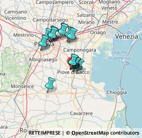 Mappa Via Santini, 35028 Piove di sacco PD, Italia (9.5225)