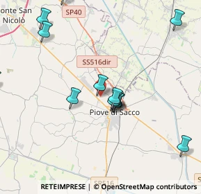 Mappa Via Santini, 35028 Piove di sacco PD, Italia (5.57056)