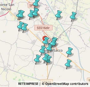 Mappa Via Santini, 35028 Piove di sacco PD, Italia (4.073)
